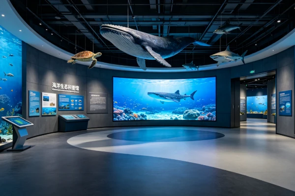 aquarium LED display for guiding aquarium LED display for guiding